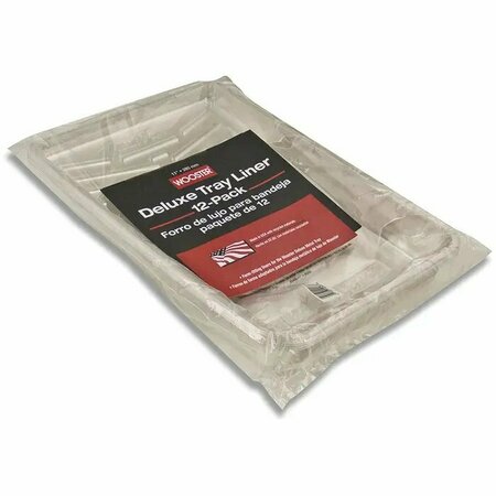 WOOSTER Plastic Paint Tray Liner, 17" L, 11.75" W, 12 PK BR496